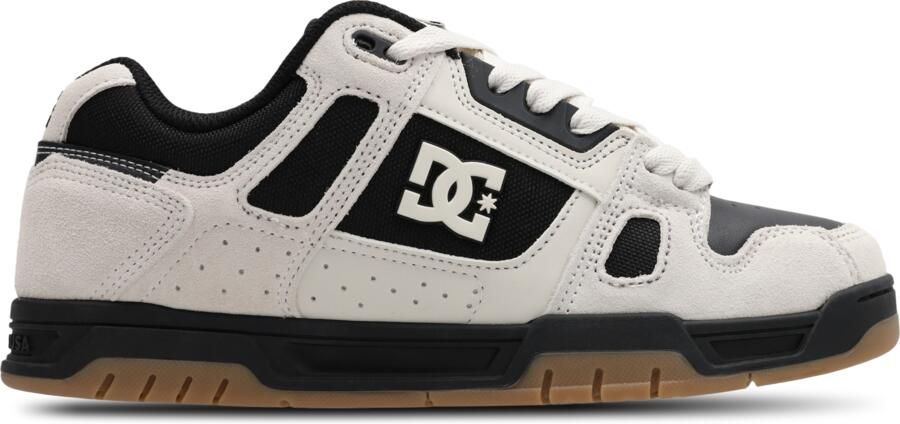 DC Shoes Stag Sneakers Heren Wit Leer