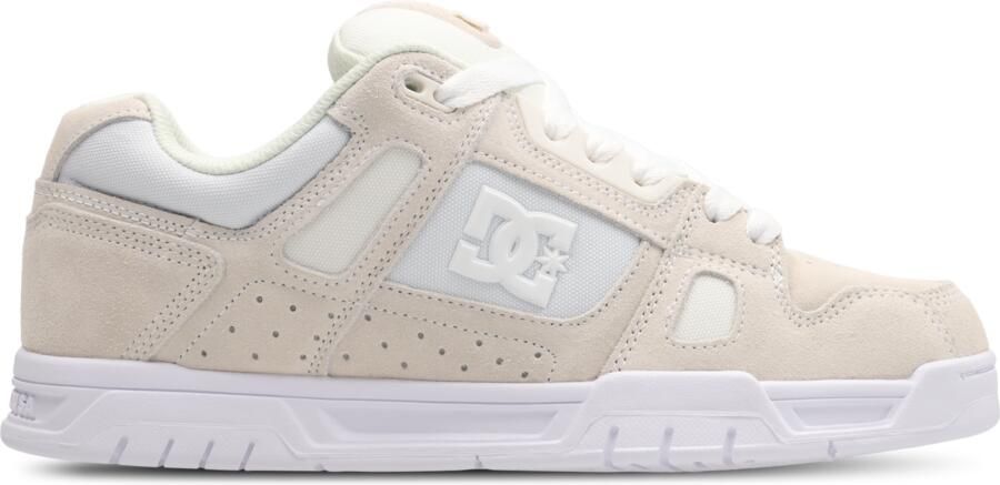 DC Shoes Stag Sneakers Heren Wit Leer