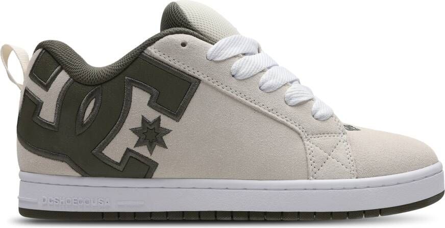 DC Shoes Court Graffik Schoenen Olijf Maat: 42.5 Suède Foot Locker