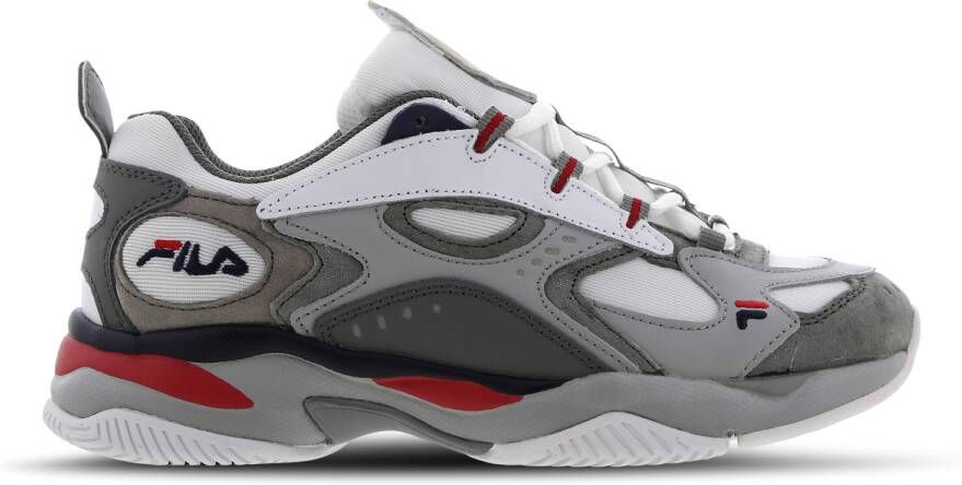 Fila Boveasorus Kindersneakers Wit Textil Leer Synthetisch