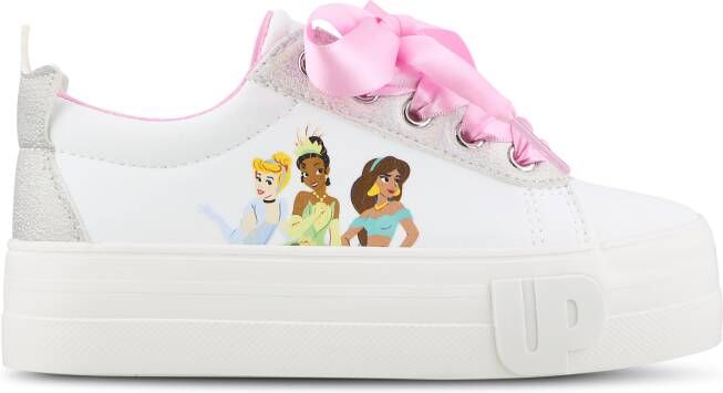 GROUND UP Princess Low Top Peuterschoenen Wit Canvas