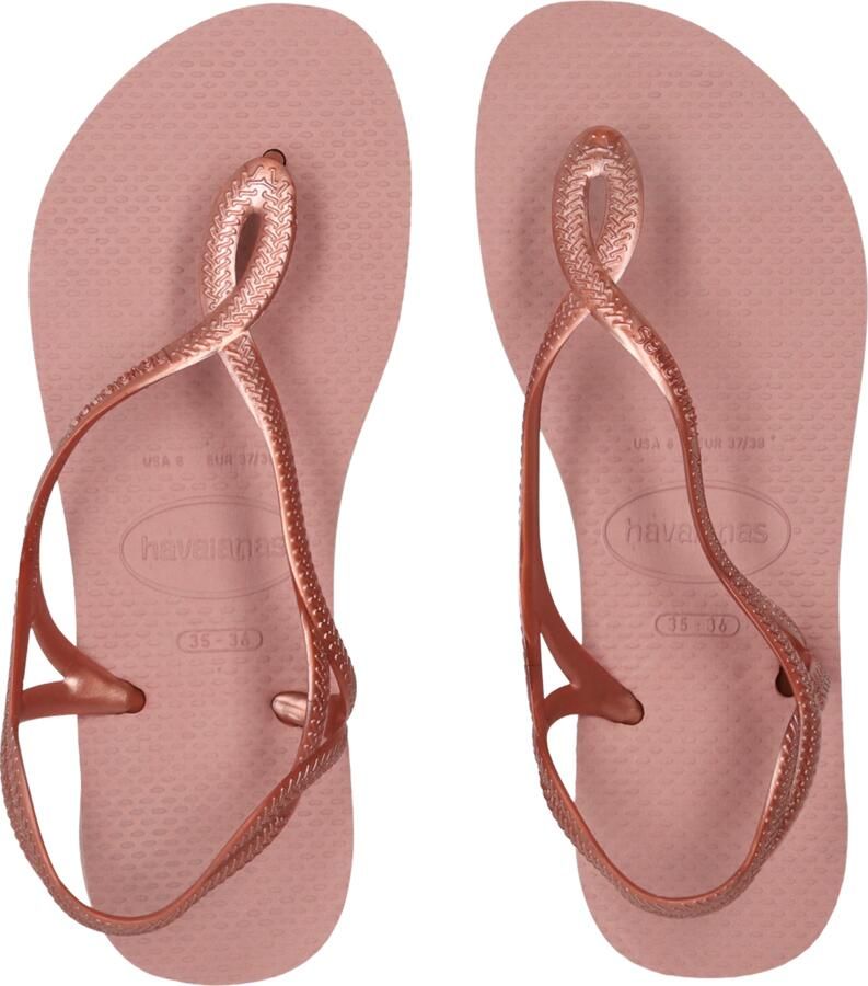 Havaianas Kids Luna sandalen rosé Meisjes Rubber Effen 35 36 - Foto 10