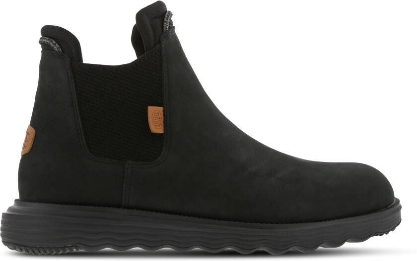 Hey Dude Zwarte Laarzen met Stoffen Voering en Rubberen Zool Black - Foto 4