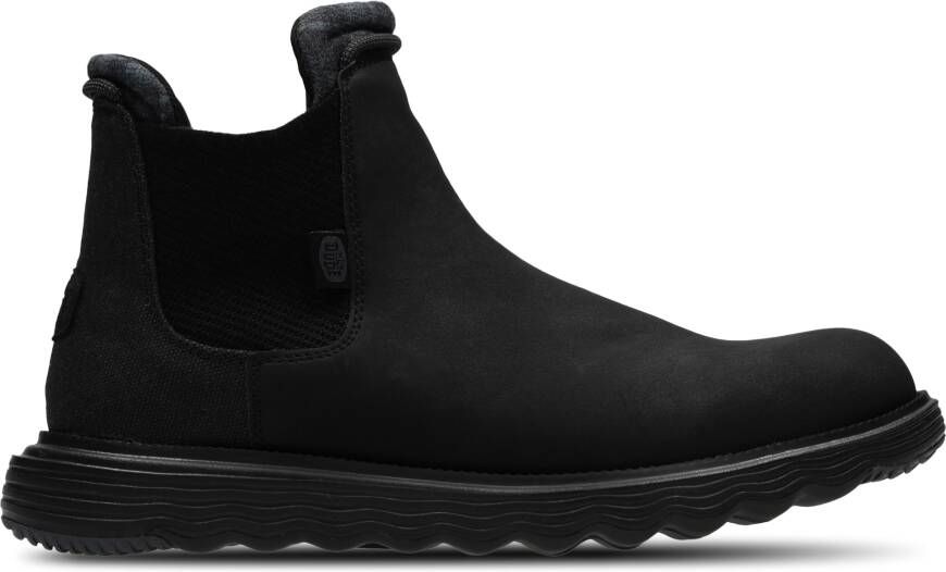 HEYDUDE Branson Heren Schoenen Zwart Maat: 43 Suède Foot Locker - Foto 2