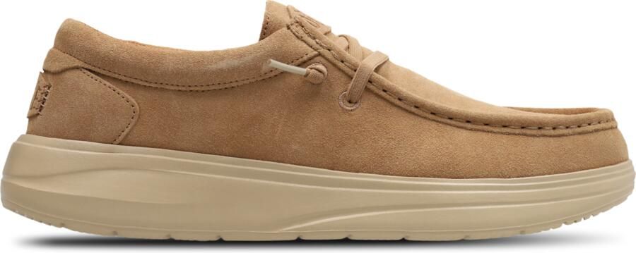 HEYDUDE Suede Sneakers Heren Bruin Suède - Foto 2