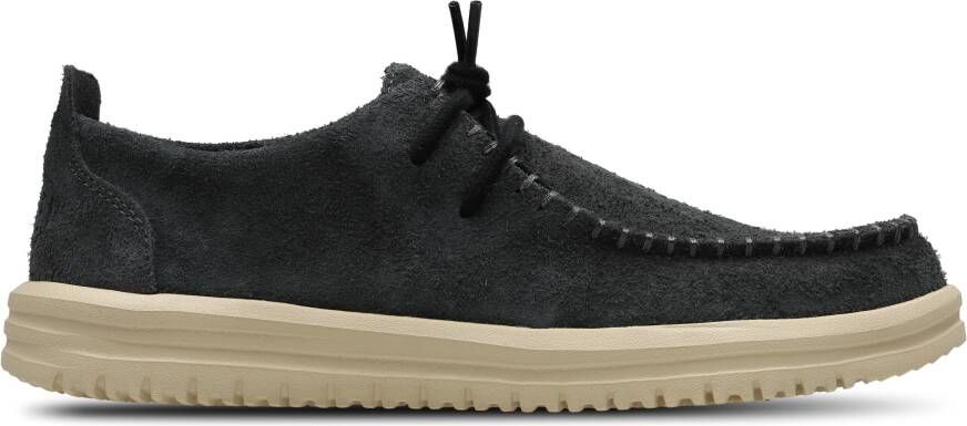 HEYDUDE Wally Nxt Moc Heren Schoenen Zwart Maat: 41 Canvas Foot Locker