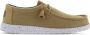 HEYDUDE Wally Washed Canvas Heren Schoenen Bruin Maat: 37 Canvas Foot Locker - Thumbnail 2