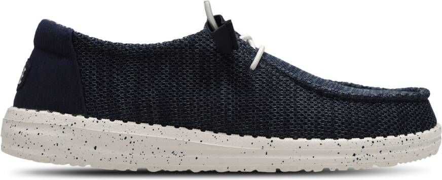 HEYDUDE Wendy Stretch Sox Dames Schoenen Blauw Maat: 37 Canvas Foot Locker