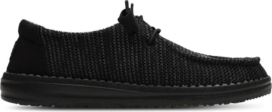 HEYDUDE Wendy Stretch Sox Dames Schoenen Zwart Maat: 37 Canvas Foot Locker