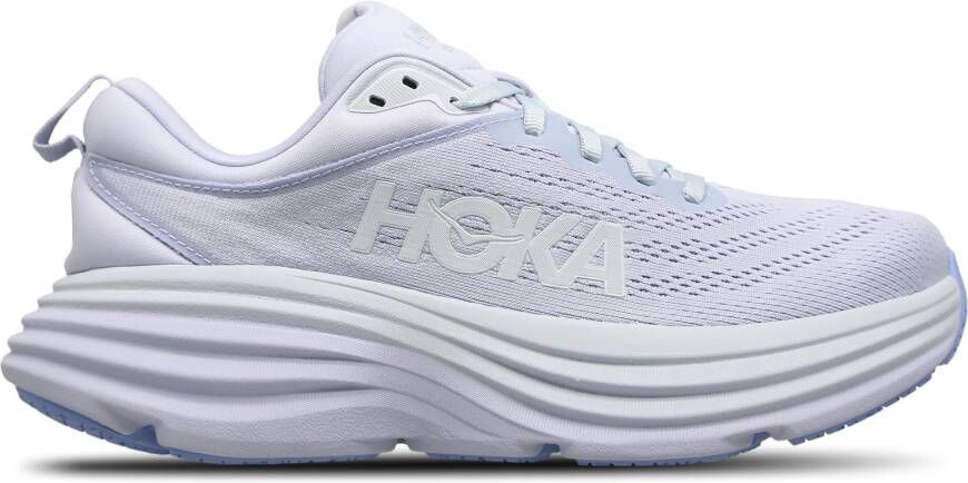 HOKA Bondi 8 Sneakers Dames Paars 2 3 Mesh Synthetisch