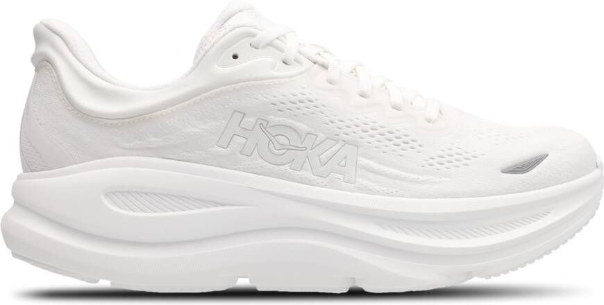 HOKA Bondi 9 Sneakers Heren Wit Mesh Synthetisch