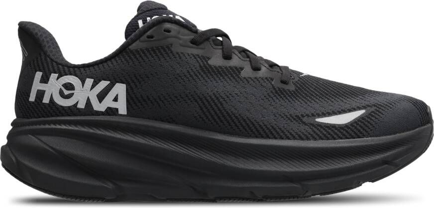 HOKA Clifton 9 Sneakers Heren Zwart 1 3 Mesh Synthetisch - Foto 2