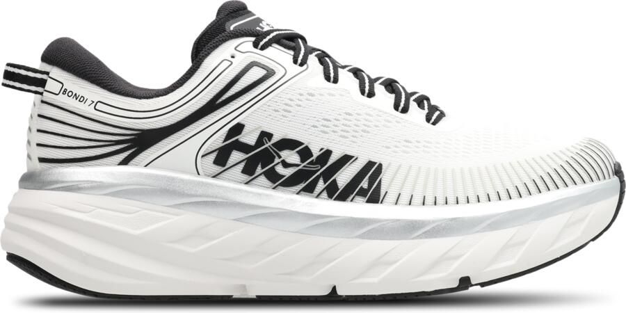 HOKA Bondi 7 Sneakers Dames Wit 1 3 Mesh Synthetisch