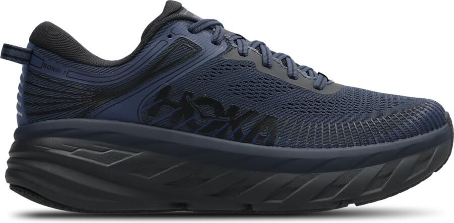 HOKA Bondi 7 Sneakers Heren Groen 2 3 Mesh Synthetisch