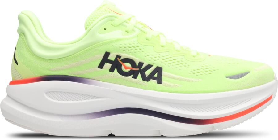 HOKA Bondi 9 Sneakers Heren Geel 2 3 Mesh Synthetisch - Foto 2
