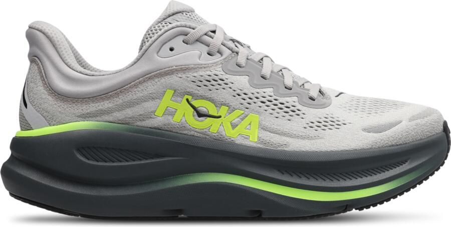 HOKA Bondi 9 Sneakers Heren Grijs 1 3 Mesh Synthetisch - Foto 2