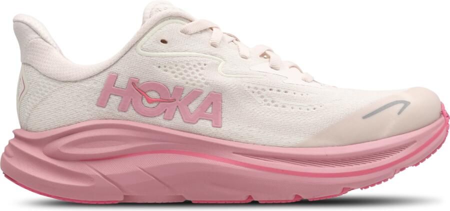 HOKA Clifton 10 Kindersneakers Beige 2 3 Mesh Synthetisch - Foto 2