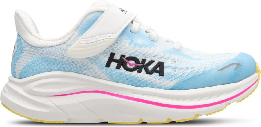 HOKA Clifton 10 Peuterschoenen Wit Mesh Synthetisch