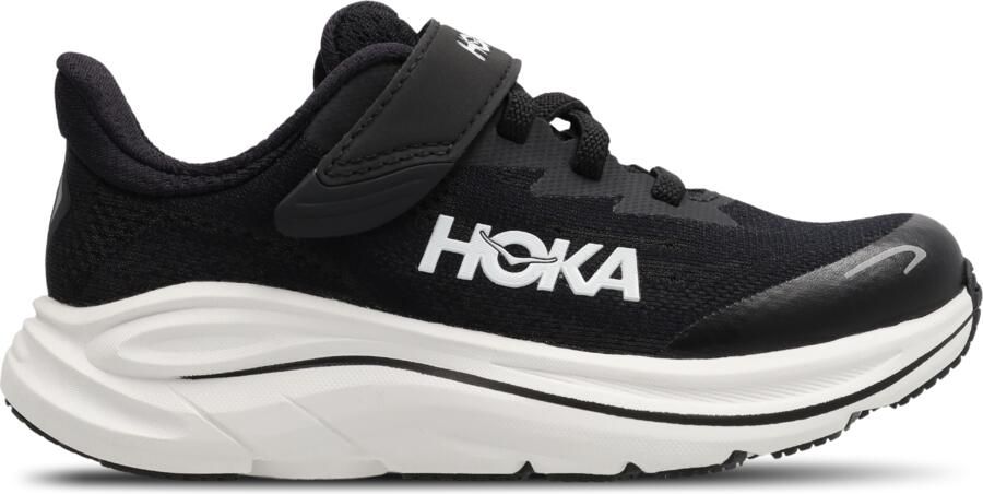 HOKA Clifton 10 Peuterschoenen Zwart Mesh Synthetisch