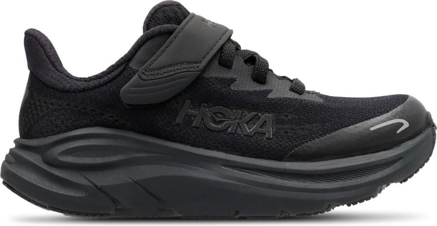 HOKA Clifton 10 Peuterschoenen Zwart Mesh Synthetisch