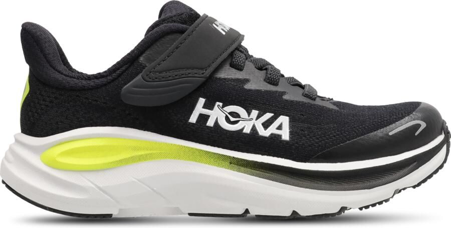 HOKA Clifton 10 Peuterschoenen Zwart Mesh Synthetisch