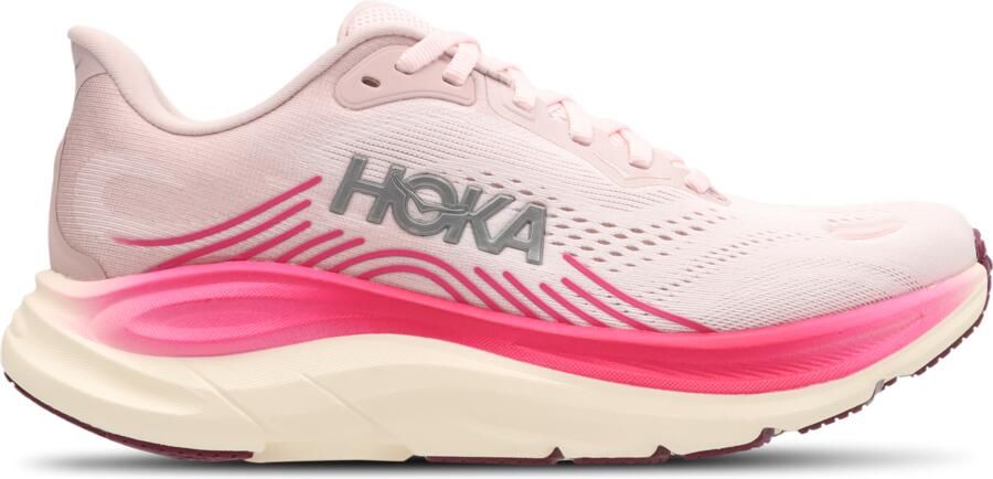 HOKA Clifton 11 Sneakers Dames Wit Mesh Synthetisch