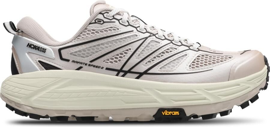 HOKA Mafate Speed Sneakers Heren Beige 2 3 Mesh Synthetisch
