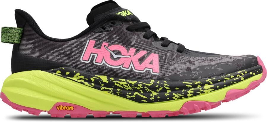 HOKA Speedgoat 6 Sneakers Dames Geel 1 3 Mesh Synthetisch - Foto 2