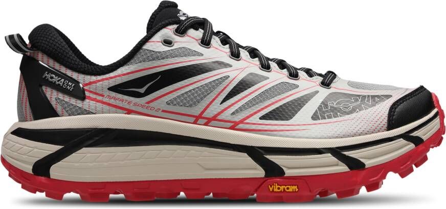 HOKA Mafate Speed Sneakers Heren Grijs 1 3 Mesh Synthetisch