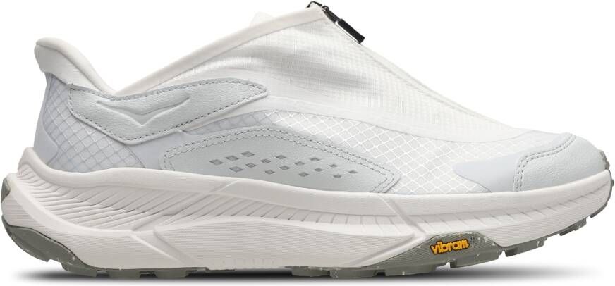 HOKA Transport Heren Schoenen Wit Maat: 41 1 3 Mesh Synthetisch Foot Locker