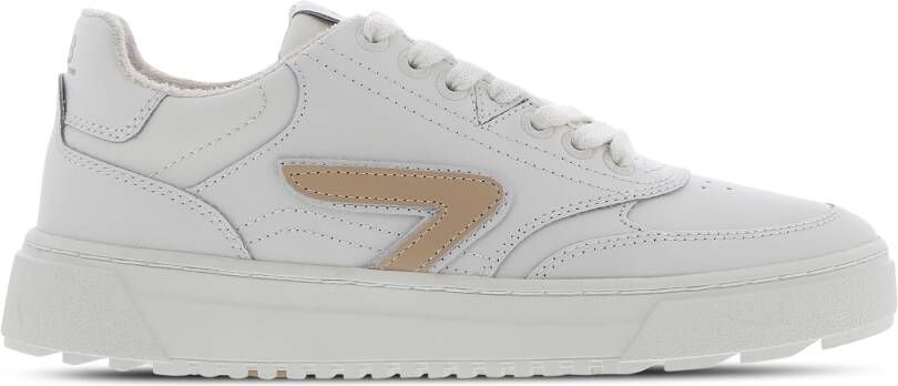 Hub Duke Dames Schoenen Wit Maat: 38.5 Leer Foot Locker