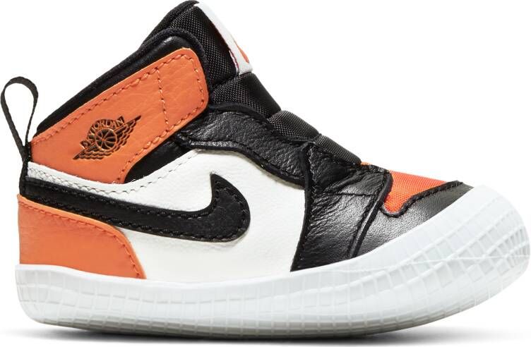 Jordan 1 Crib Babyschoenen Wit Synthetisch Leer