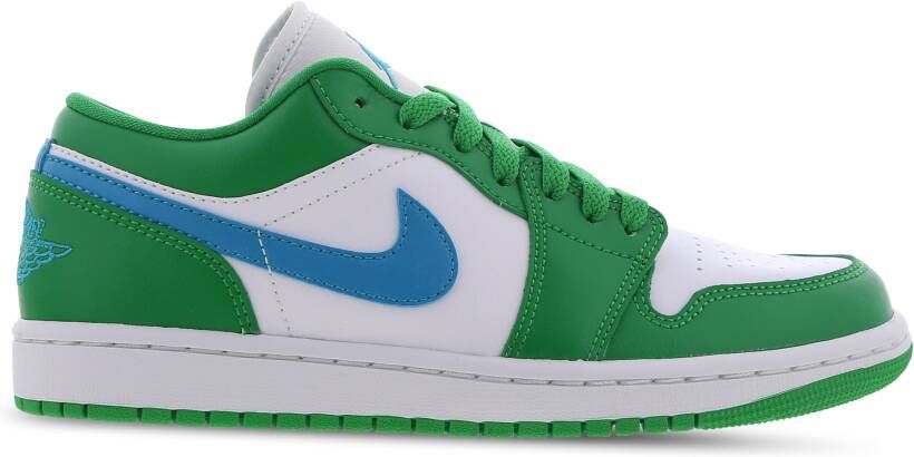 Jordan Wmns Air 1 Low Basketball Schoenen lucky green aquatone white maat: 40.5 beschikbare maaten:36.5 40.5 41 42.5 36 - Foto 2