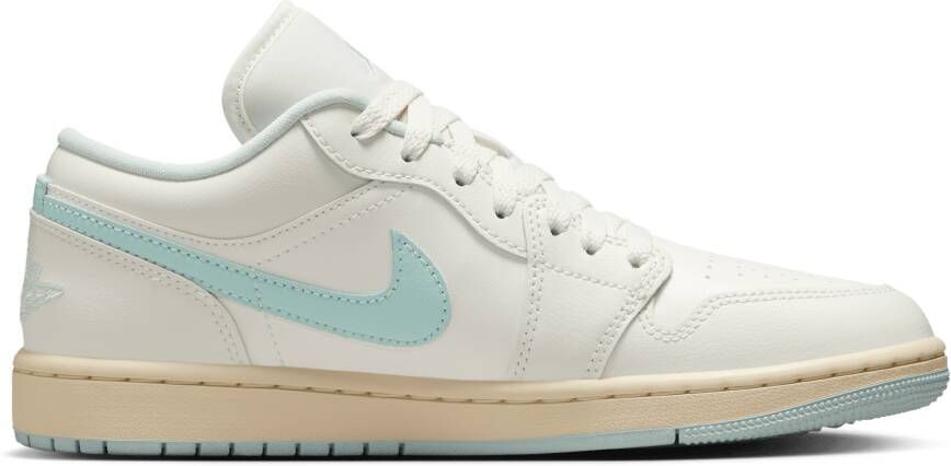 Jordan 1 Low Dames Schoenen Wit Maat: 35.5 Mesh Synthetisch Foot Locker