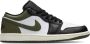 Jordan 1 Low Heren Schoenen Zwart Maat: 40.5 Leer Foot Locker - Thumbnail 2