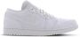 Nike Jordan 1 Low 'Triple White' Tumbled Leather - Thumbnail 3