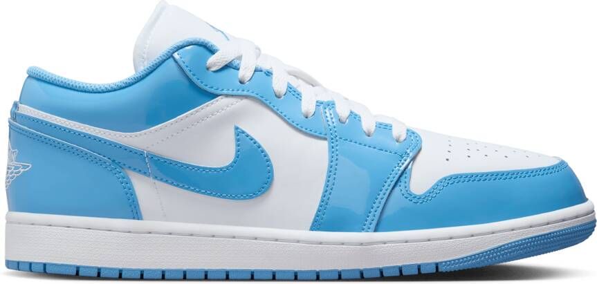 Jordan 1 Low Heren Schoenen Wit Maat: 41 Leer Foot Locker