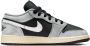 Jordan 1 Low Unisex Schoenen Grijs Maat: 37.5 Mesh Synthetisch Foot Locker - Thumbnail 2