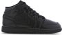 Jordan Triple Black Mid Top Sneakers Black - Thumbnail 2