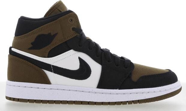 Jordan Wmns Air 1 Mid Se Light Olive Black Sail White Schoenmaat 37 1 2 Sneakers DV0427 301 - Foto 6