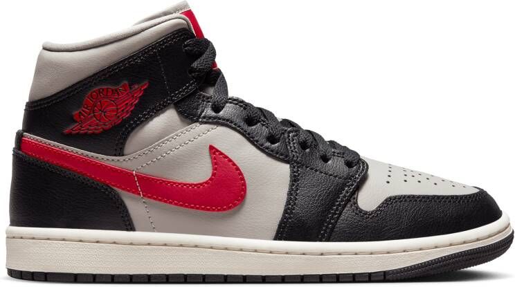Jordan Wmns Air 1 Mid Basketball Schoenen black gym red college grey sail maat: 40 beschikbare maaten:36.5 37.5 38.5 39 40.5 41 42 - Foto 3