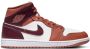 Jordan 1 Mid Dames Schoenen Roze Maat: 36.5 Polyester Foot Locker - Thumbnail 2