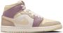 Jordan 1 Mid Dames Schoenen Beige Maat: 36.5 Polyester Foot Locker - Thumbnail 2