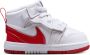 Jordan 1 Mid Unisex Schoenen Wit Maat: 23.5 Mesh Synthetisch Foot Locker - Thumbnail 2