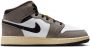 Jordan 1 Mid Unisex Schoenen Wit Maat: 35.5 Mesh Synthetisch Foot Locker - Thumbnail 2