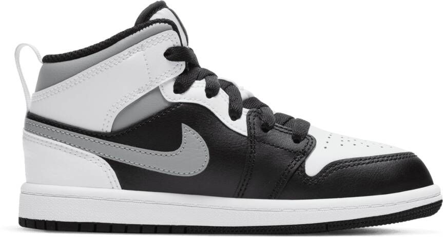 Jordan 1 Mid Unisex Schoenen Zwart Maat: 28 Leer Foot Locker