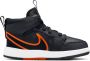 Jordan 1 Mid Unisex Schoenen Zwart Maat: 33.5 Mesh Synthetisch Foot Locker - Thumbnail 2