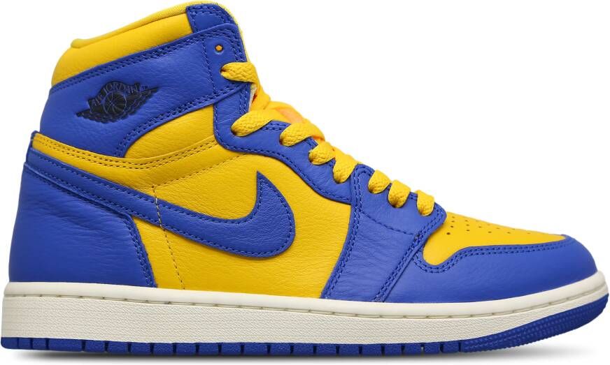 Jordan 1 Retro Dames Schoenen Geel Maat: 37.5 Leer Foot Locker