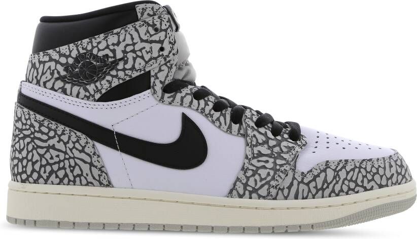 Jordan Air 1 Retro High Og Tech Grey Muslin-Black-White