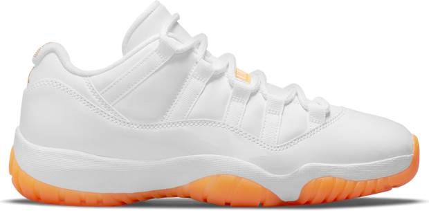 Nike Air Jordan 11 Retro Low Limited Edition Dames Sneaker Basketbal Wit Oranje LET OP! Doos Zonder Deksel - Foto 2
